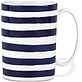 Kate Spade New York Charlotte Street North Mug, 1 Count (Pack of 1), Navy