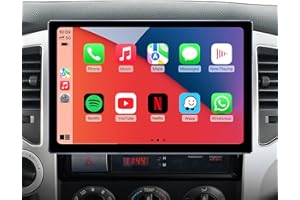 AINAVIGO 11.5'' Car Radio Stereo Upgrade for Toyota Tacoma 2005-2015 with Android12/5G WiFi/Wireless CarPlay/Android Auto/Touch Screen/GPS Navigation/BT/FM/AM/RDS/HD Backup Camera (Qualcomm 8Core 4GB+64GB)