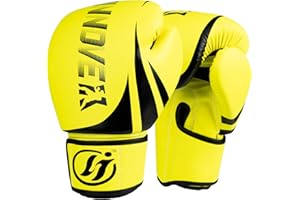 LJINNOVEX Boxing Gloves for Men & Women, Sparring Training Gloves for Boxing, Kickboxing, Muay Thai, MMA, Heavy Bag Workout Gloves with Multi-Layer Padding, Secure Fit, 10 12 14 16 oz