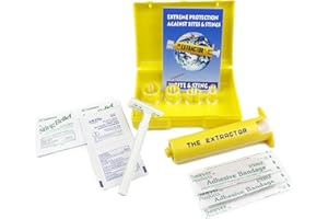 Sawyer Products B4 Venom Extractor & Suction Pump Kit for Snake Bite, & Bee, Wasp, and Mosquito Stings