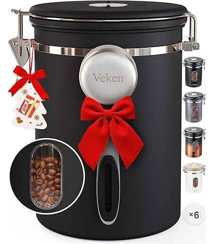 Amazon.com: Arte Italica Tuscan Coffee Canister with Spoon, White