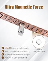 Jeracol 99.99% Copper Bracelet for Men 3X Magnetic Adjustable Gift Box view 3
