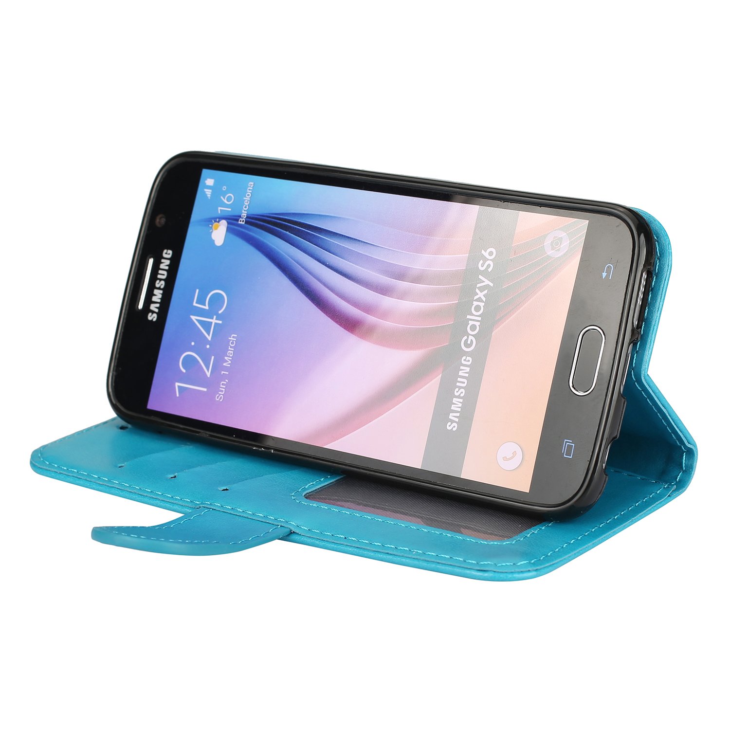 Ailisi Funda Galaxy S7, Flamenco Rosados Funda Piel con Carcasa ...