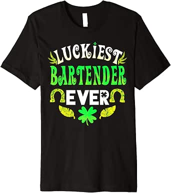 bartender st patty's day shirts