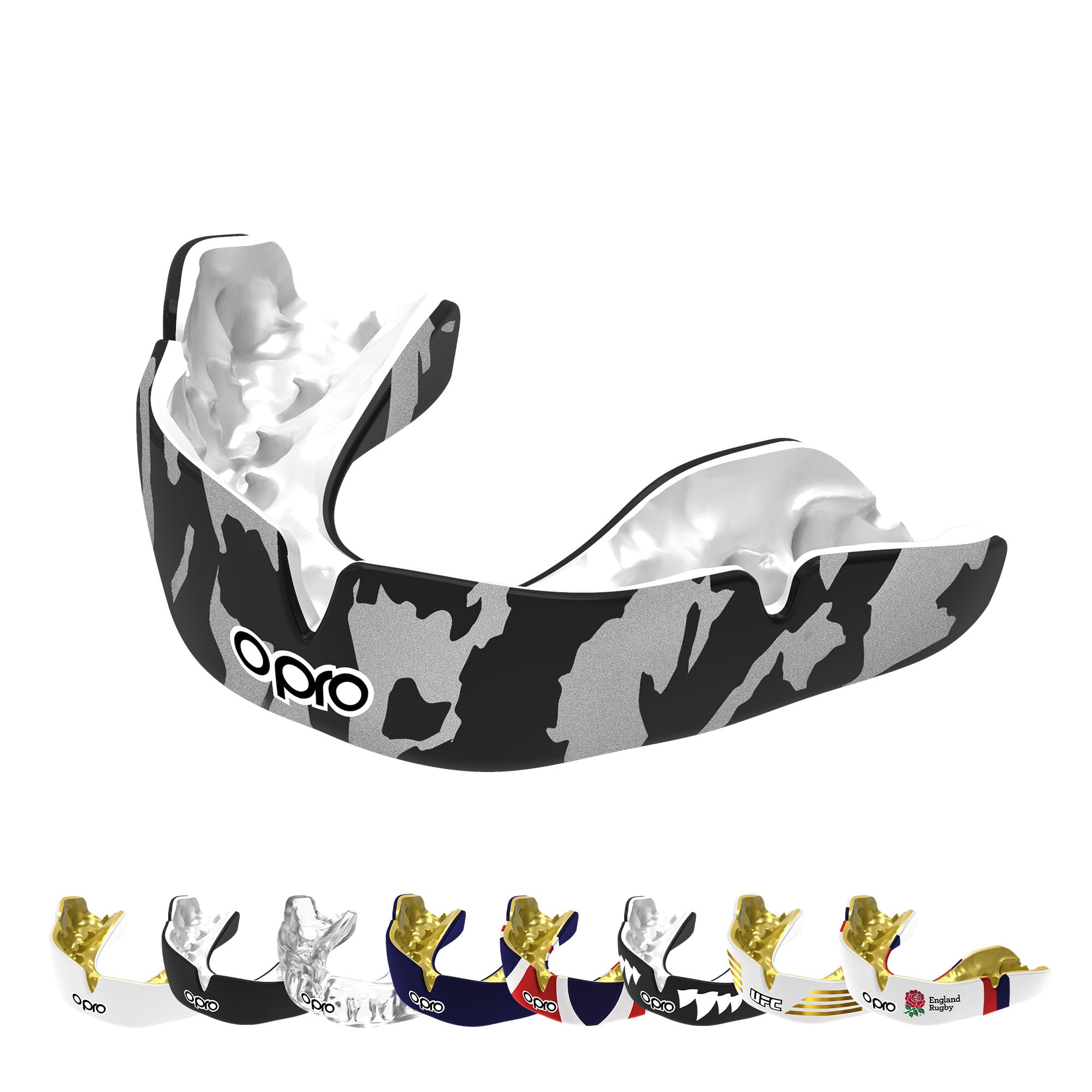 OPRO Instant Custom-Fit Mouthguard – Dentist Level Gum Shield Adult and Kids – OPRO Mouth Guard Boxing and MMA, Self-Fit Gum Shield Rugby and Hockey – Maximum Protection with Dental Warranty — image 1