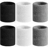 BEACE Sweatbands Sports Wristband for Men &amp; Women - Moisture Wicking Athletic Cotton Terry Cloth Sweatband for Tennis, Basketball, Running, Gym, Working Out