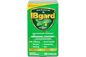IBgard Gut Health Supplement, Peppermint Oil Capsules for Abdominal Comfort, 96 Capsules
