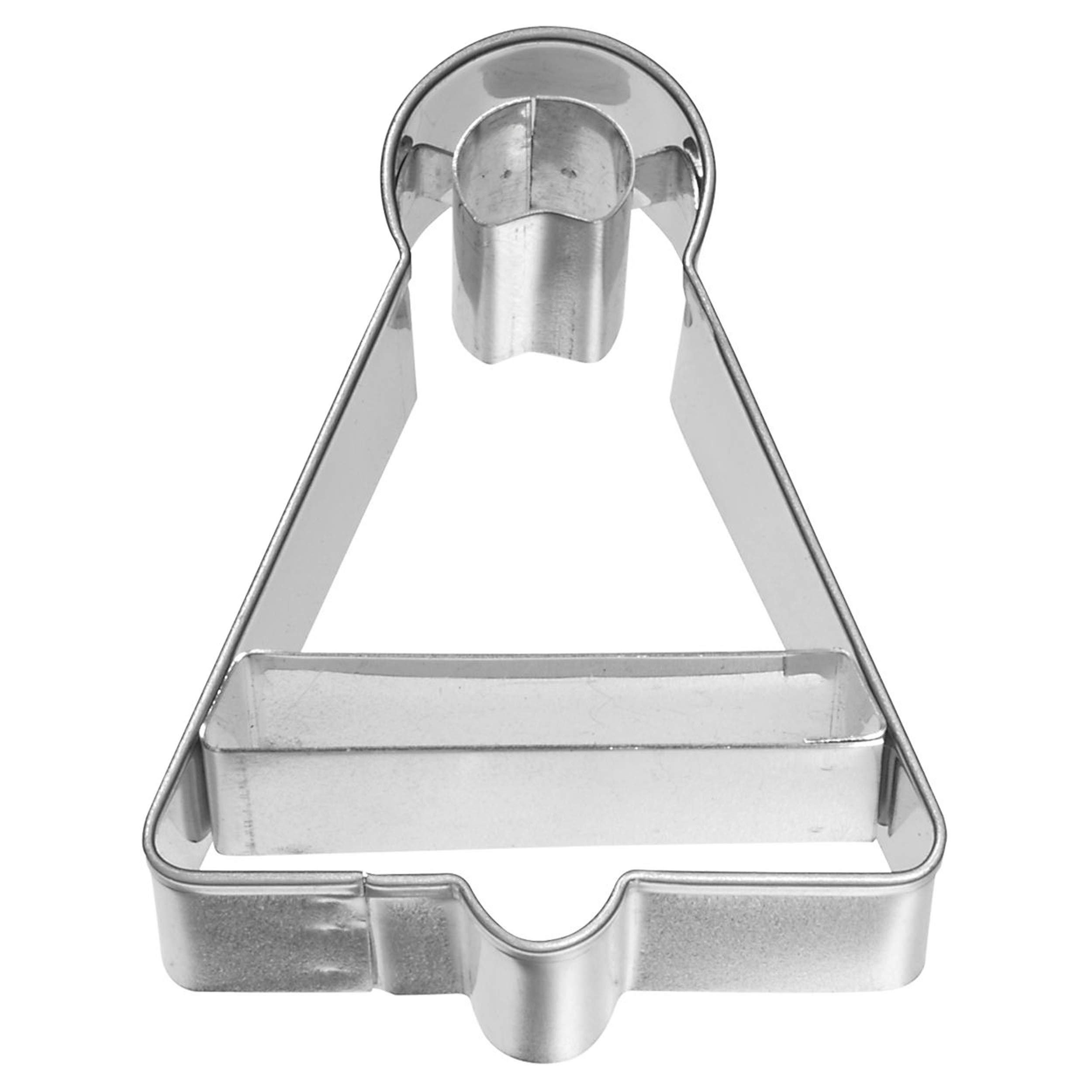 RBV Birkmann Birkmann 1010707610 Geometric Bell Cookie Cutter 5.6 cm, Plastic, Grey, 5 x 3 x 2 cm, Gray