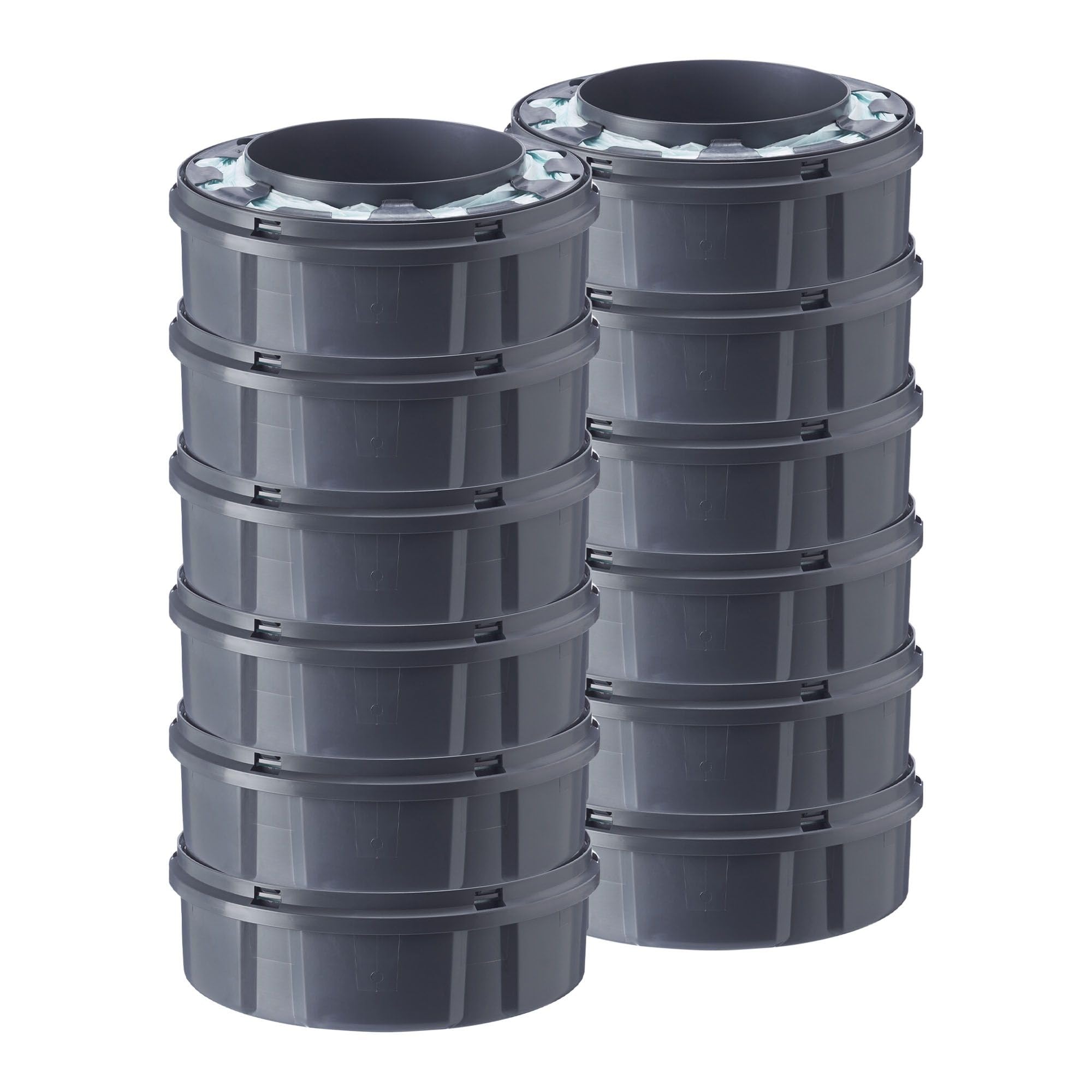 Tommee Tippee Twist and Click Advanced Nappy Disposal Sangenic Tec Refills, Pack of 12