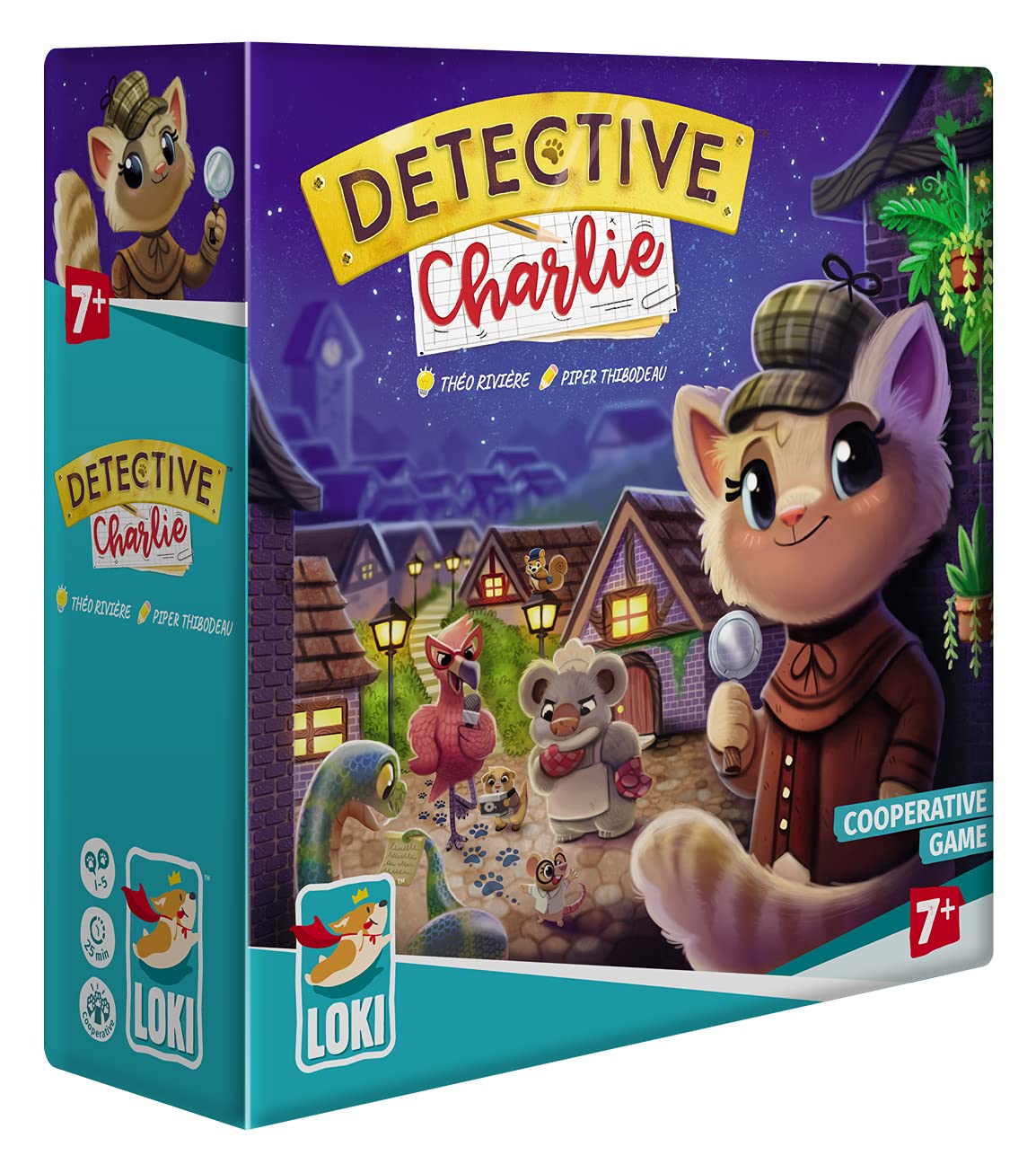 IELLO | Detective Charlie | Board Game | Ages 7+ | 1 to 5 Players | 25 mins Minutes Playing Time