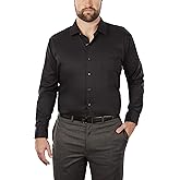 Van Heusen Mens Tall Fit Dress Shirt Flex Collar Stretch Solid (Big and Tall)