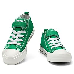 Fefoe Girls Canvas Shoes Girls Canvas Walking Shoes
