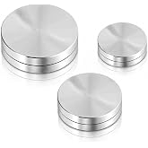 3 Pack Pottery Throwing Trimming Spinner Set, Silver Ceramic Clay Pottery Wheel Ceramic Tools Small Rotary Clay Tools for Professional Potters and Hobbyists (30 mm/38 mm/45 mm)