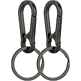 Wikavanli Metal Keychains Keyring Key Chain Ring Clip Holder Organizer for Home Car Keys Key Finder Women Men