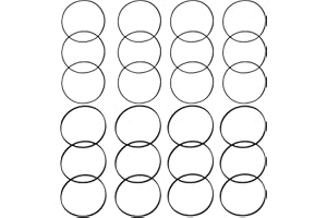 FJSADOBO 12 Set Float Bowl Gasket Air Cleaner Mount Gasket for 693981 1/16" Thick 796610 1/26" 280492 80492 084132 084133 084232 084332 084333 091412