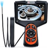 Hialemi 3.9mm Borescope Camera with Light, 5" Industrial Endoscope Camera | 3.9mm Ultra-Thin Probe, 5FT Semi-Rigid Snake, Built-In LED Flashlight for Engine, Automotive, Aircraft, Wall, Pipe Inspection