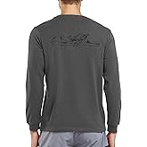 NORTHYARD Mens Cotton Long Sleeve T-Shirts Graphic Casual Stylish Crew Neck Tee Shirts for Men Outdoors