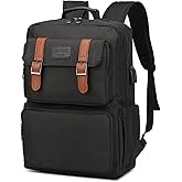 YALUNDISI Laptop Backpack for Women Men Vintage Backpack Bookbags Anti Theft Bookbag 15.6inch