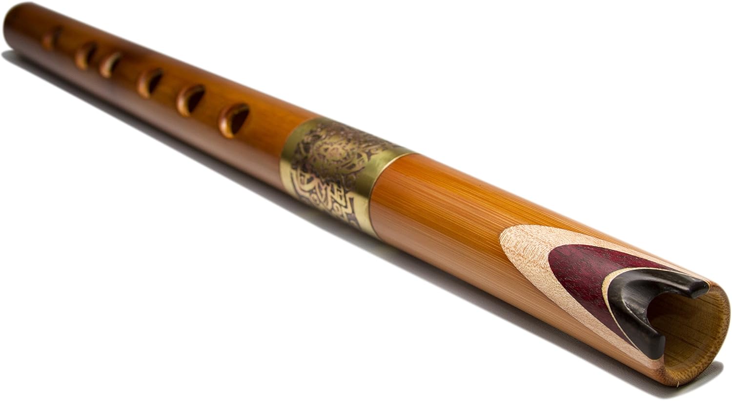 Quena Detachable Top in G with Ebony, Rosewood, Maple and Bronze