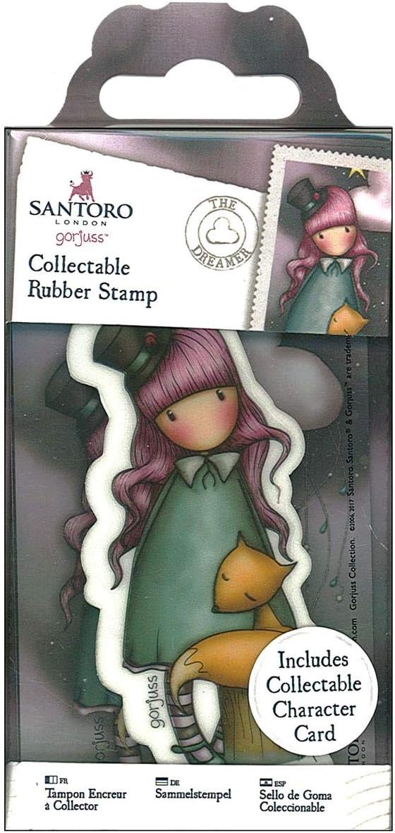 Santoro gorjuss No.58 The Dreamer Collectable Rubber Stamp