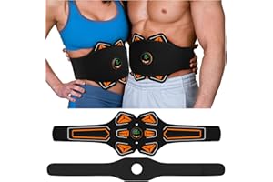 BLASET ABS Stimulator, Abdominal Toning Belt Trainer, Abs Workout Equipment, Ab Sport Exercise Belt for Men and Women BFB-8