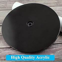 Jersvims 2Pcs 8 Inch Acrylic Turntable