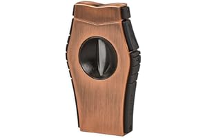 LIGHTERUSA Lotus Viper V-Cut 64 RG Cigar Cutter (Copper & Black)