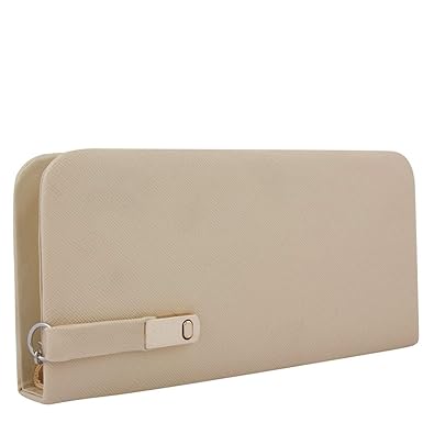 Awesome Fashions Womens Pu Clutch,Wallet - Cream