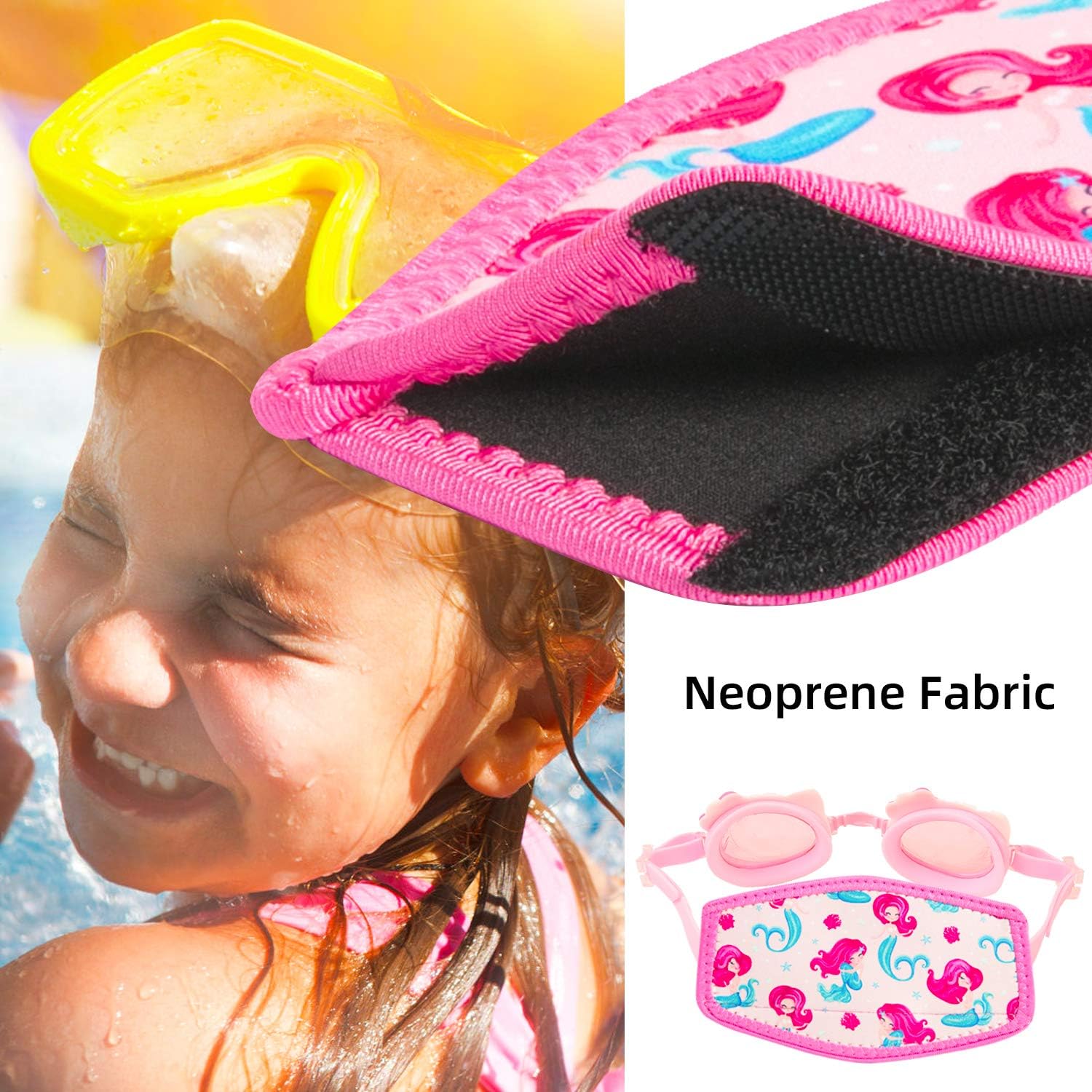 AMUSEPROFI Neoprene Diving Mask Strap Cover for Kids – Diving Mask Slap Straps - Neoprene Cover for Dive and Snorkel Masks : Sports & Outdoors