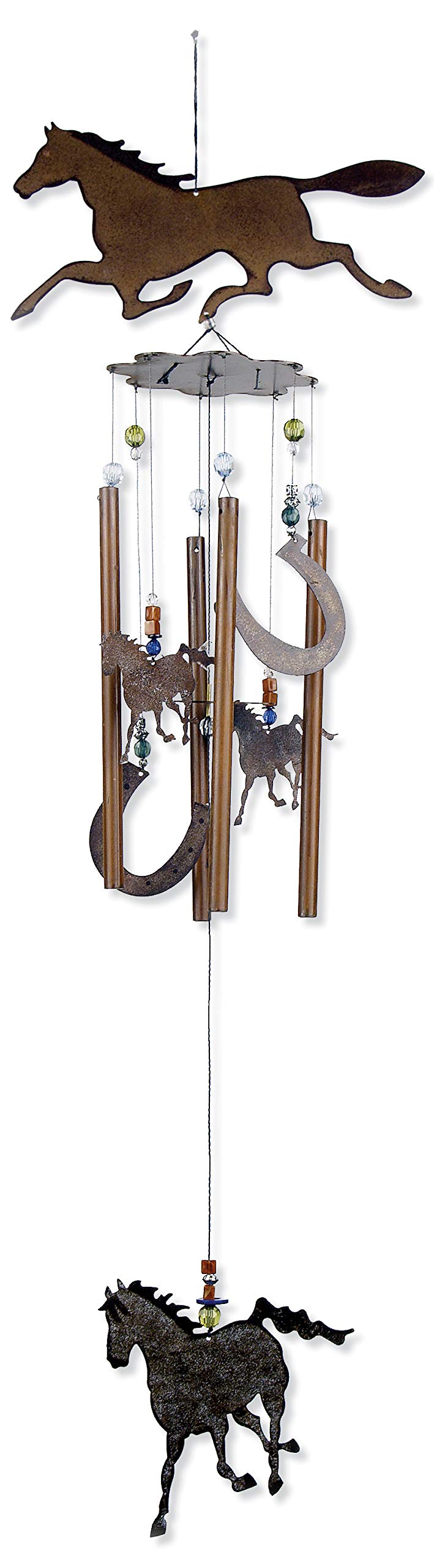 Sunset Vista Designs Horsing Around Horse Wind Chime, Large