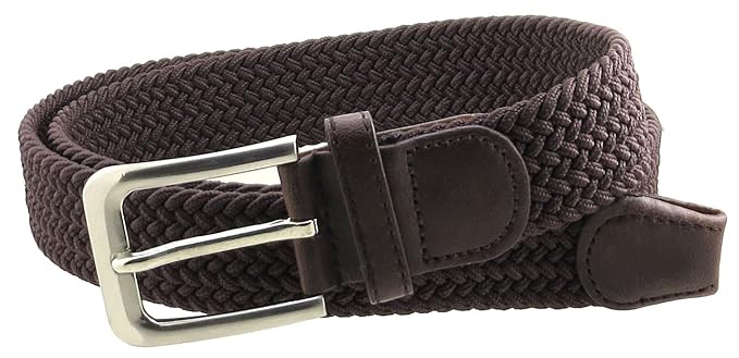 mens woven elastic belt