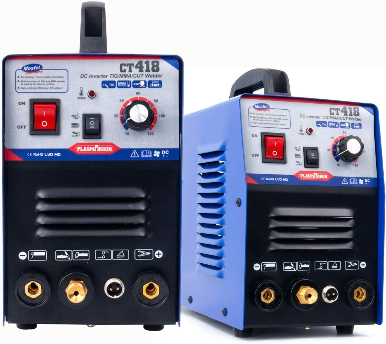 Amazon 溶接機 Mma溶接機 Tig溶接機 プラズマ切断機 1台3役 インバーター直流マルチ 多功能溶接機100v 0v Ct418 ガス溶接機 溶断機