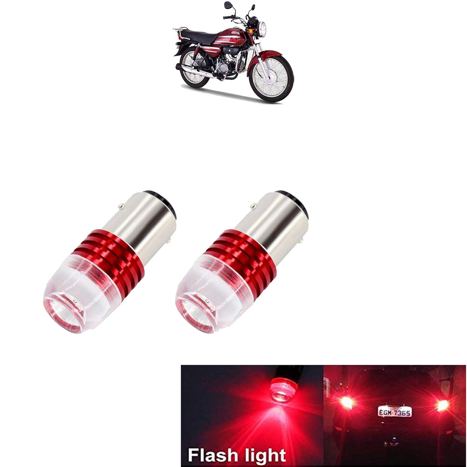red blinking light for bike