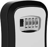 ZENO Key Safe Wall Mounted 4-Digit Lock Box Waterproof Heavy Duty view 8