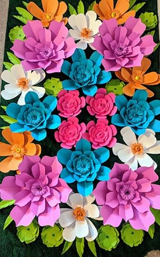 Amazon Com Wall Paper Tropical Fiesta Theme Flowers For Backdrops