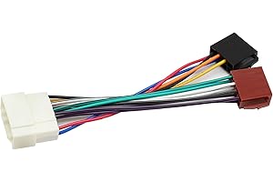 RED WOLF Car Radio ISO Wiring Harness for Select Honda Insight CRV 2001-2005, Suzuki 1998-2016 ISO Standard Adapter Connector