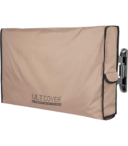 (未使用･未開封品)A1Cover Outdoor 55" TV Set Cover,Scratch Resistant Liner Protect LED Screen Best-Compatible with Standard Mounts and Stands (Black) 41FpMOgGvUL.jpg