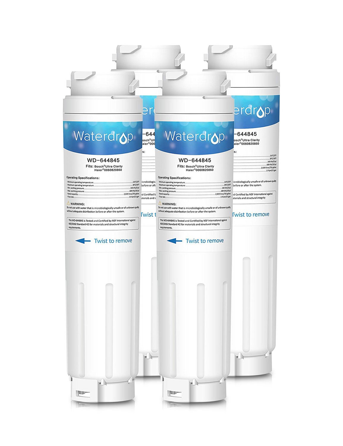 Bosch 53WF25BS Refrigerator Type Water Filter for Ultra Clarity