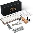 Joyoldelf Smoking Pipe Accessories Kit - 10 Metal Balls, 50 Pipe Cleaners, 20 Pipe Filters (9mm), 2 Cork Knockers, 2 Pipe Bits, 1 Pipe Scraper, 1 Reamer and a Pipe Pouch