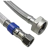 LASCO 10-0617 3/8-Inch Compression by 7/8-Inch Ballcock by 16-Inch Toilet Connector