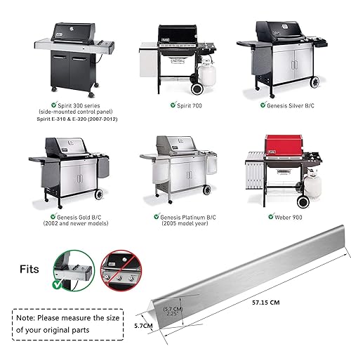 Uniflasy 7537 7536 Flavorizer Bars for Weber Spirit 300 - Main Image