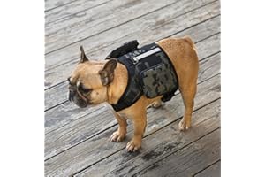 LAROTSUBA Dog Harness Backpack,Dog Backpack,Dog Hiking Backpack with Side Pockets & Adjustable Strap,Pets Self Carrier Bag for Traveling Camping Hiking