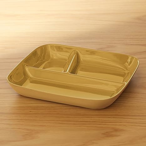 Amazon ベルメゾン ランチプレート 深め すくいやすい 仕切り皿 美濃焼 食洗機対応 日本製 マスタード Belle Maison ベルメゾン ホーム キッチン 通販