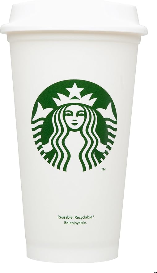 Starbucks Reusable Travel Cup To Go Coffee Cup (Grande 16 Oz)4 pack