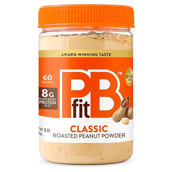 PBFIT 15 OUNCE CLASSIC PEANUT BUTTER POWDER, POWDERED...