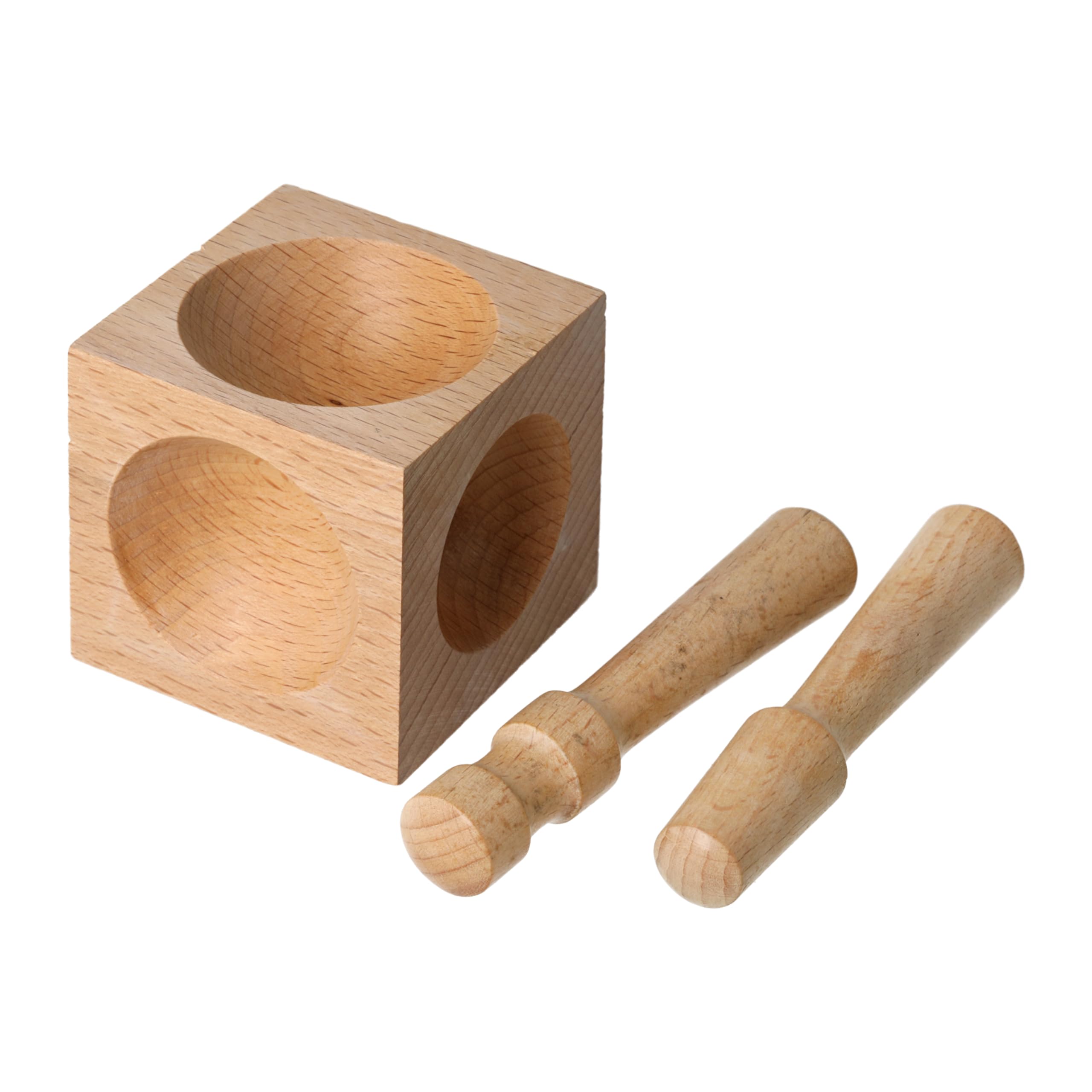 Beadsmith V-DMW01 Wood Doming Block 2.25-inch x 2.25-inch x 2.25-inch