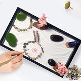 SHASHAYA Zen Garden Kit 28x20 cm Large with 6 Bamboo Tools & Accessories view 8