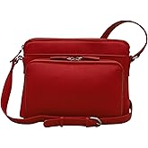ili New York Genuine Leather Crossbody Bags for Women - Premium RFID Blocking Shoulder Bag Organizer with Adjustable Strap