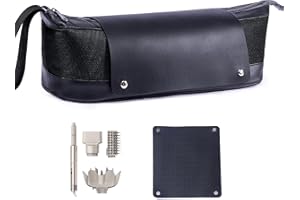 ELCUPA 2IN1 Hair Tools Travel Bag with Removable Heat Resistant Mat Curling Iron Travel Case, Hair Dryer Organizer for Flat Irons, Straighteners and Haircare Accessories, Hot Tools Travel Bag Hair