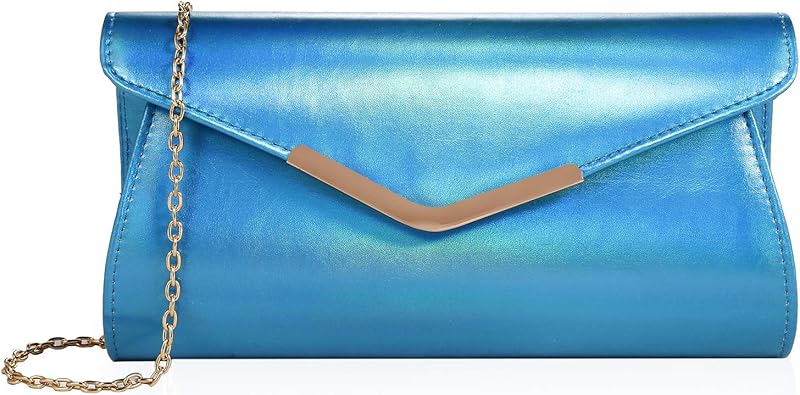 iridescent clutch